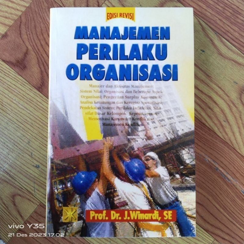 Cover MANAJEMEN PERILAKU ORGANISASI / Prof. Dr. J. WINARDI, SE