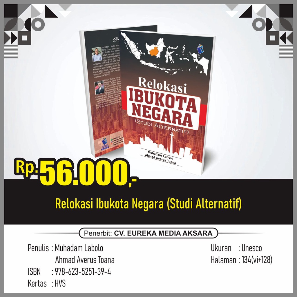 Cover RELOKASI IBUKOTA NEGARA :  (Studi Alternatif) / MUHADAM LABOLO