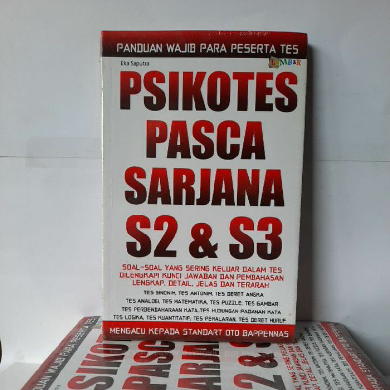 Cover PSIKOTES PASCA SARJANA S2 & S3 / EKA SAPUTRA