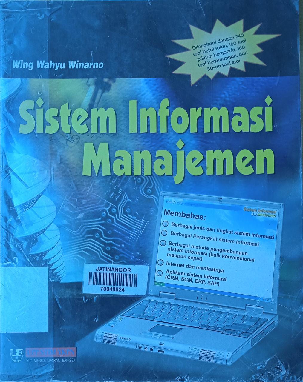 Cover SISTEM INFORMASI MANAJEMEN / WING WAHYU WINARNO