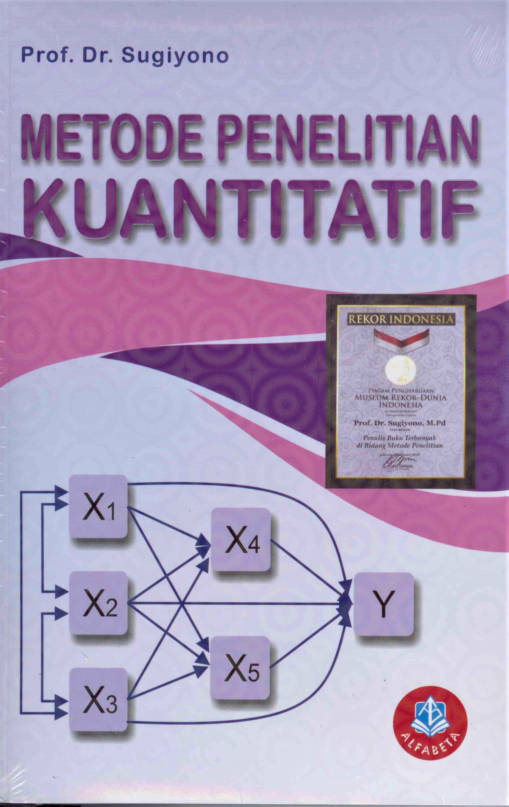 Cover METODE PENELITIAN KUANTITATIF / Prof. Dr. Sugiyono