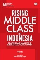 Cover RISING MIDDLE CLASS IN INDONESIA :  Peluang bagi Marketer & Implikasi Bagi Policy Maker / TAUFIK