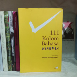 Cover 111 KOLOM BAHASA KOMPAS / SALOMO SIMANUNGKALIT