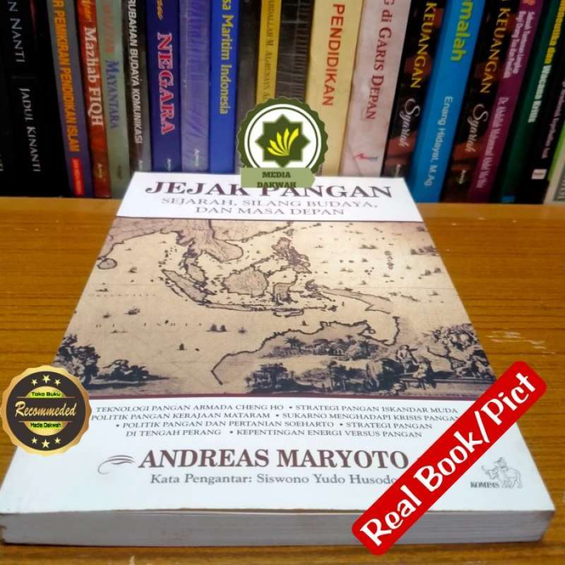 Cover JEJAK PANGAN :  SEJARAH, SILANG BUDAYA, dan MASA DEPAN / ANDREAS MARYOTO