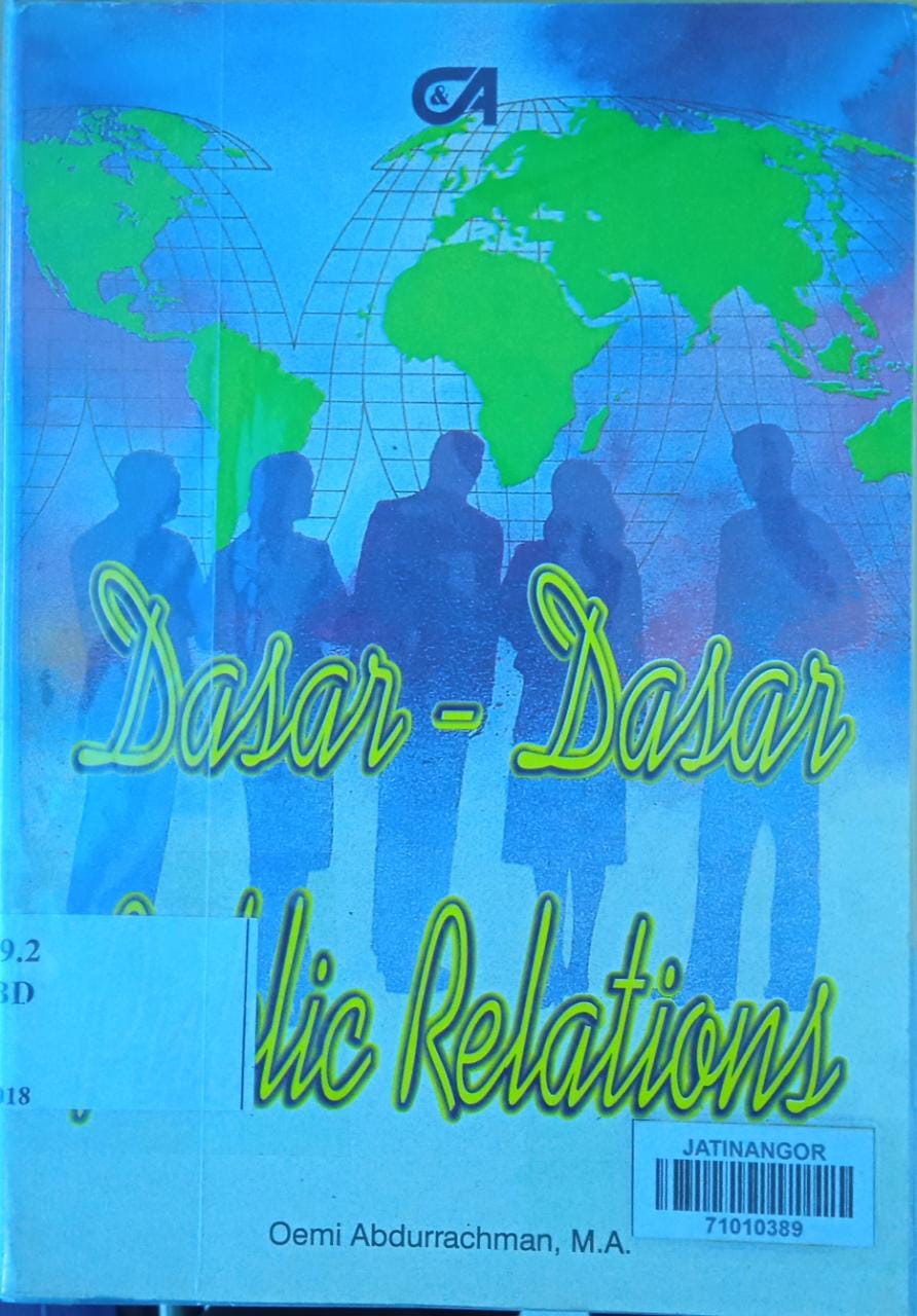 Cover DASAR-DASAR PUBLIC RELATIONS / OEMI ABDURRACHMAN, M.A.