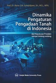 Cover DINAMIKA PENGATURAN PENGADAAN TANAH DI INDONESIA :  dari Keputusan Presiden sampai Undang-Undang / MARIA S.W SUMARDJONO