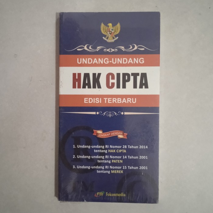 Cover UNDANG-UNDANG HAK CIPTA. / INDONESIA