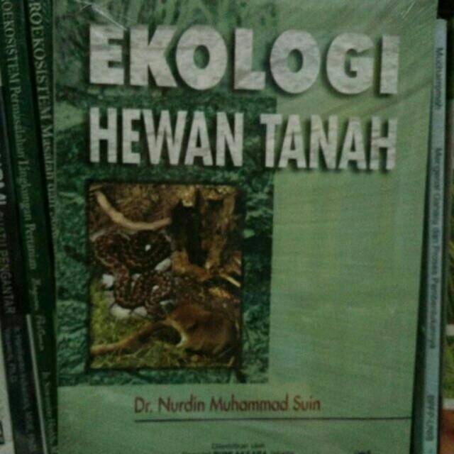 Cover EKOLOGI HEWAN TANAH / NURDIN MUHAMMAD