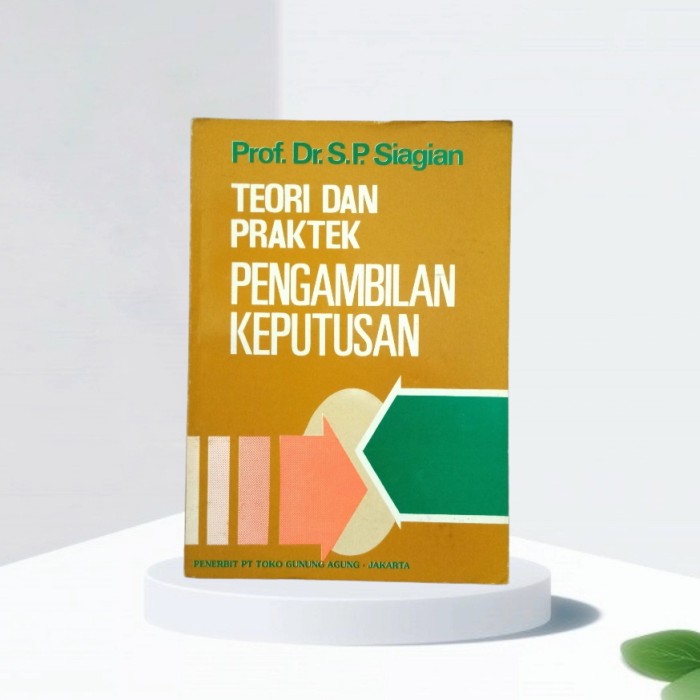 Cover TEORI DAN PRAKTEK PENGAMBILAN KEPUTUSAN / Prof. Dr. S.P. SIAGAN