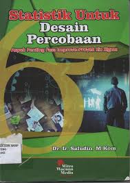 Cover STATISTIK UNTUK DESAIN PERCOBAAN ASPEK PENTING FASA INPROVE- PROYEK SIX-SIGMA / Dr. Ir. Saludin, M.Kom