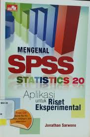Cover MENGENAL SPSS STATISTICS 20 / JONATHAN SARWONO