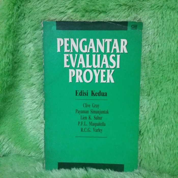 Cover PENGANTAR EVALUASI PROYEK / CLIVE GRAY