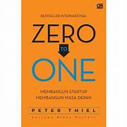 Cover ZERO TO ONE :  Membangun Star Up Memebangun Masa Depan / PETER THIEL