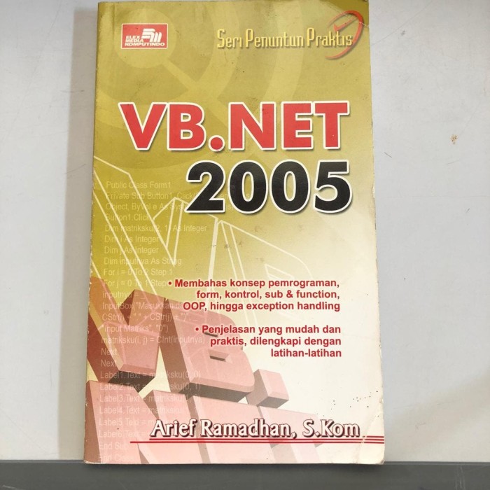 Cover VB.NET 2005 / ARIEF RAMADHAN, S.Kom