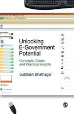 Cover UNLOCKING E-GOVERNMENT POTENTIAL :  Concepts, Cases and Practical Insights / SUBHASH BHATNAGAR