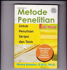 Cover METODE PENELITIAN UNTUK  PENULISAN SKRIPSI DAN TESIS. / RONNY KOUNTUR, D.M.S., Ph.D.