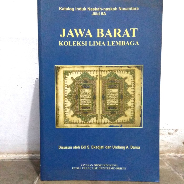 Cover JAWA BARAT KOLEKSI LIMA LEMBAGA / EDI S. EKADJATI