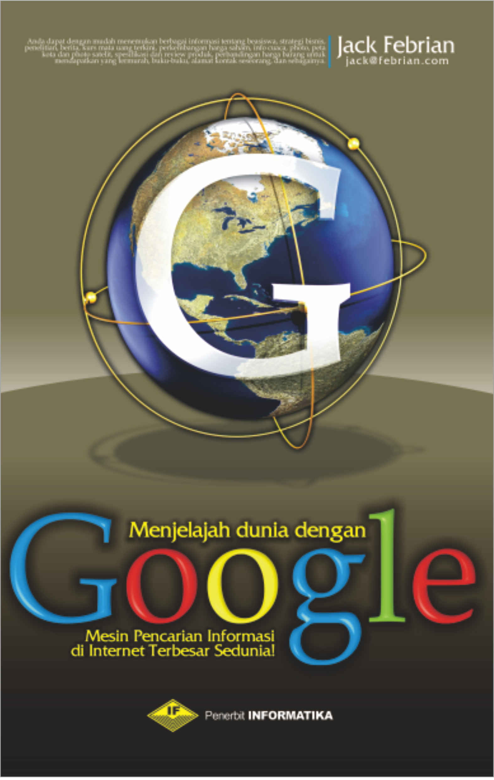 Cover MENJELAJAH DUNIA DENGAN GOOGLE / JACK FEBRIAN