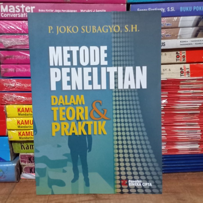 Cover METODE PENELITIAN :  Dalam Toeri Dan Praktik / P. JOKO SUBAGYO, S.H.