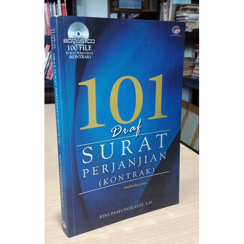 Cover 101 DRAFT SURAT PERJANJIAN (KONTRAK) / RINI PAMUNGKASIH, S.H