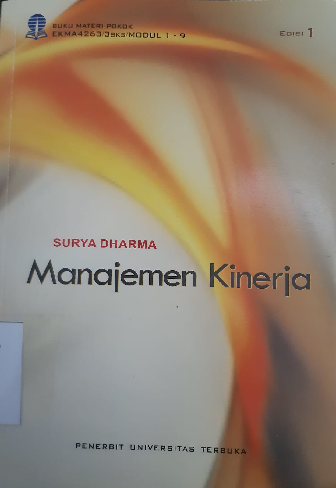 Cover "MANAJEMEN KINERJA / SURYA DHARMA