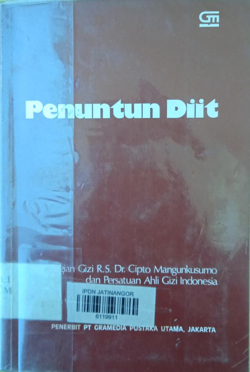 Cover PENUNTUN DIIT / BAGIAN GIZI Rs. Dr. CIPTO MANGUNKUSUMO