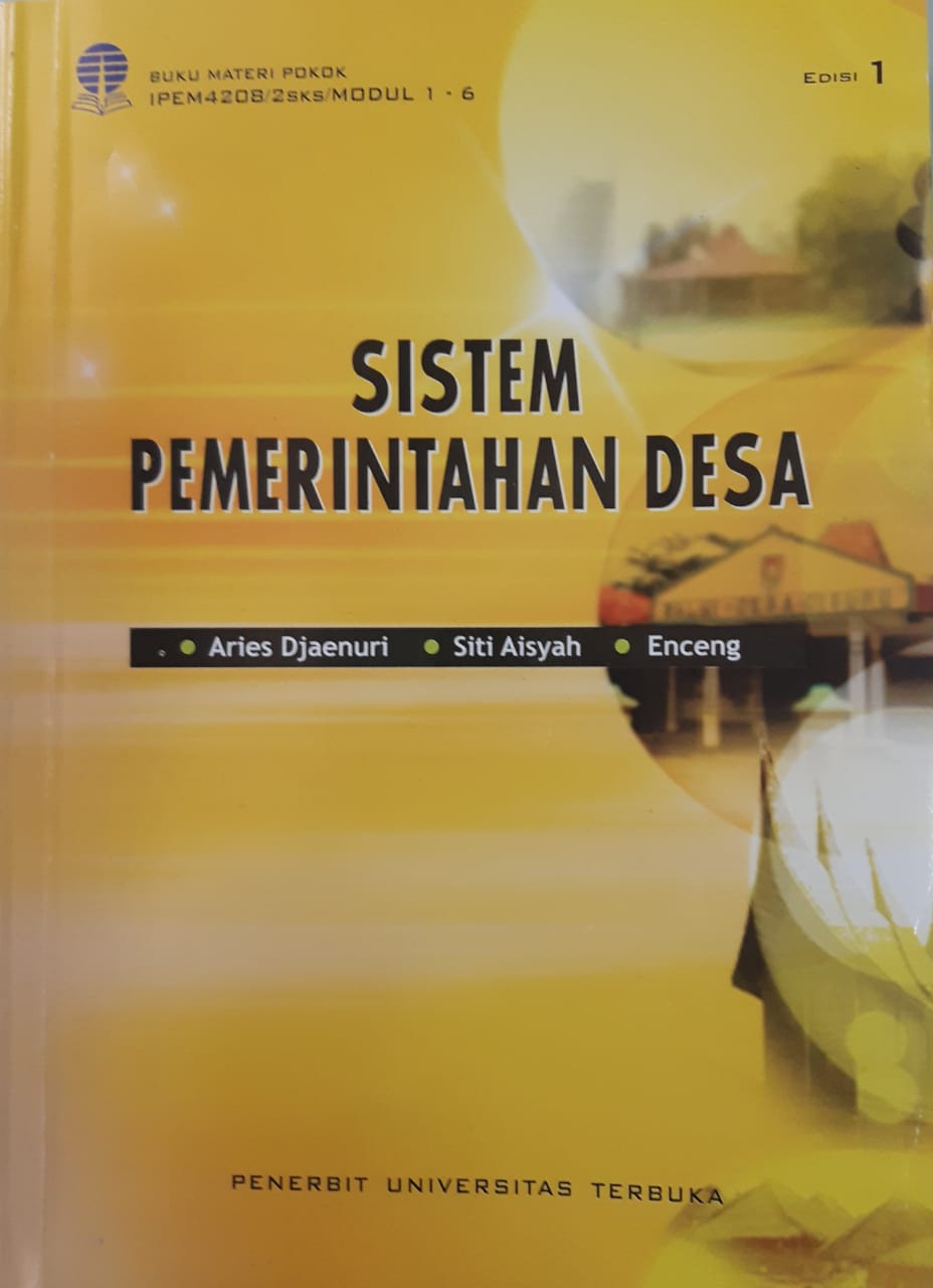 Cover SISTEM PEMERINTAHAN DESA / ARIES DJAENURI