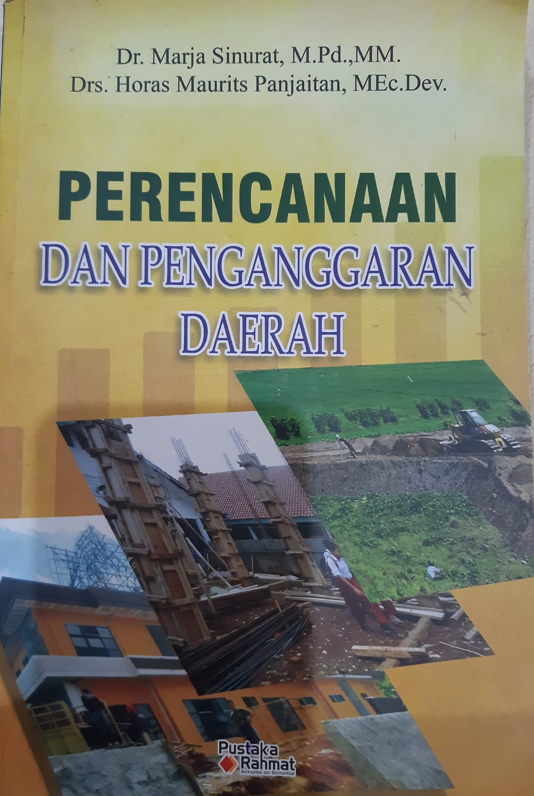 Cover "PERENCANAAN DAN PENGANGGARAN DAERAH. / Dr. MARJA SINURAT, M.Pd., MM