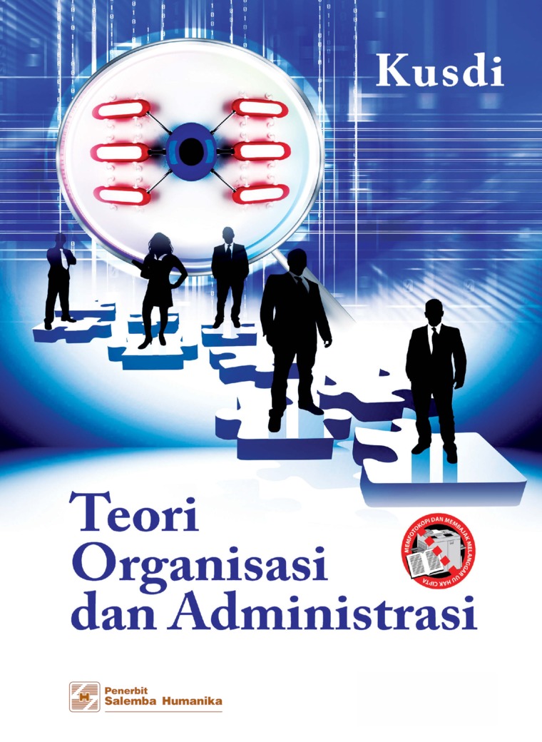 Cover TEORI ORGANISASI DAN ADMINISTRASI / KUSDI