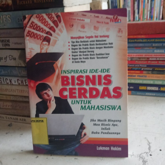 Cover INSPIRASI IDE-IDE BISNIS CERDAS UNTUK MAHASISWA / LUKMAN HAKIM