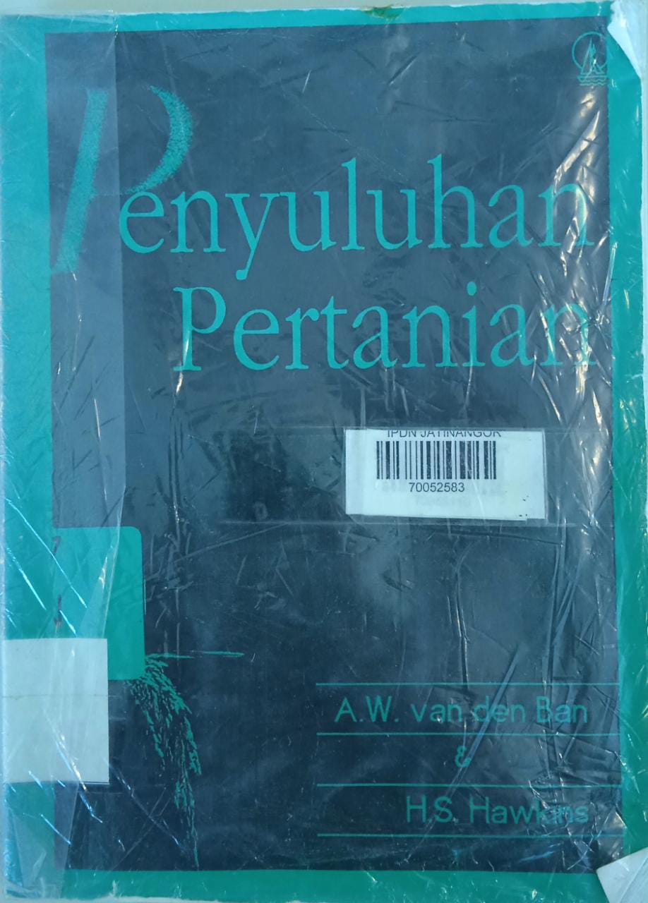 Cover PENYULUHAN PERTANIAN / A.W. VAN DEN BAN