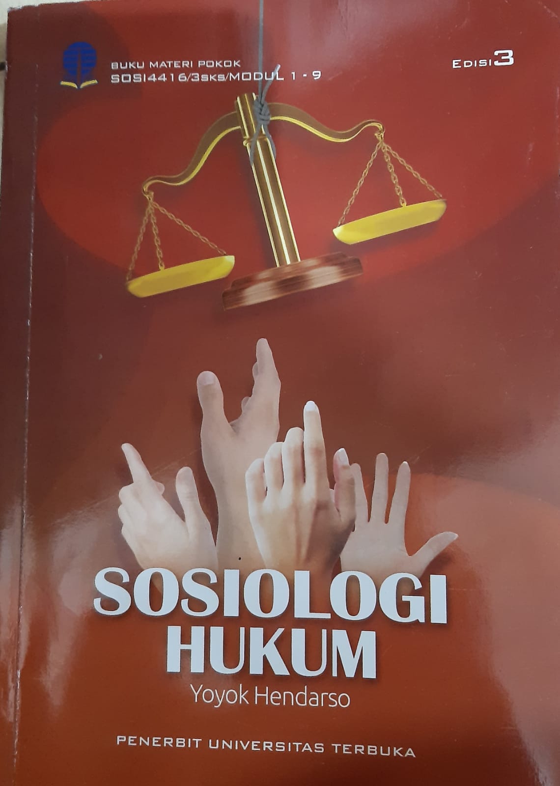 Cover SOSIOLOGI HUKUM / YOYOK HENDARSO