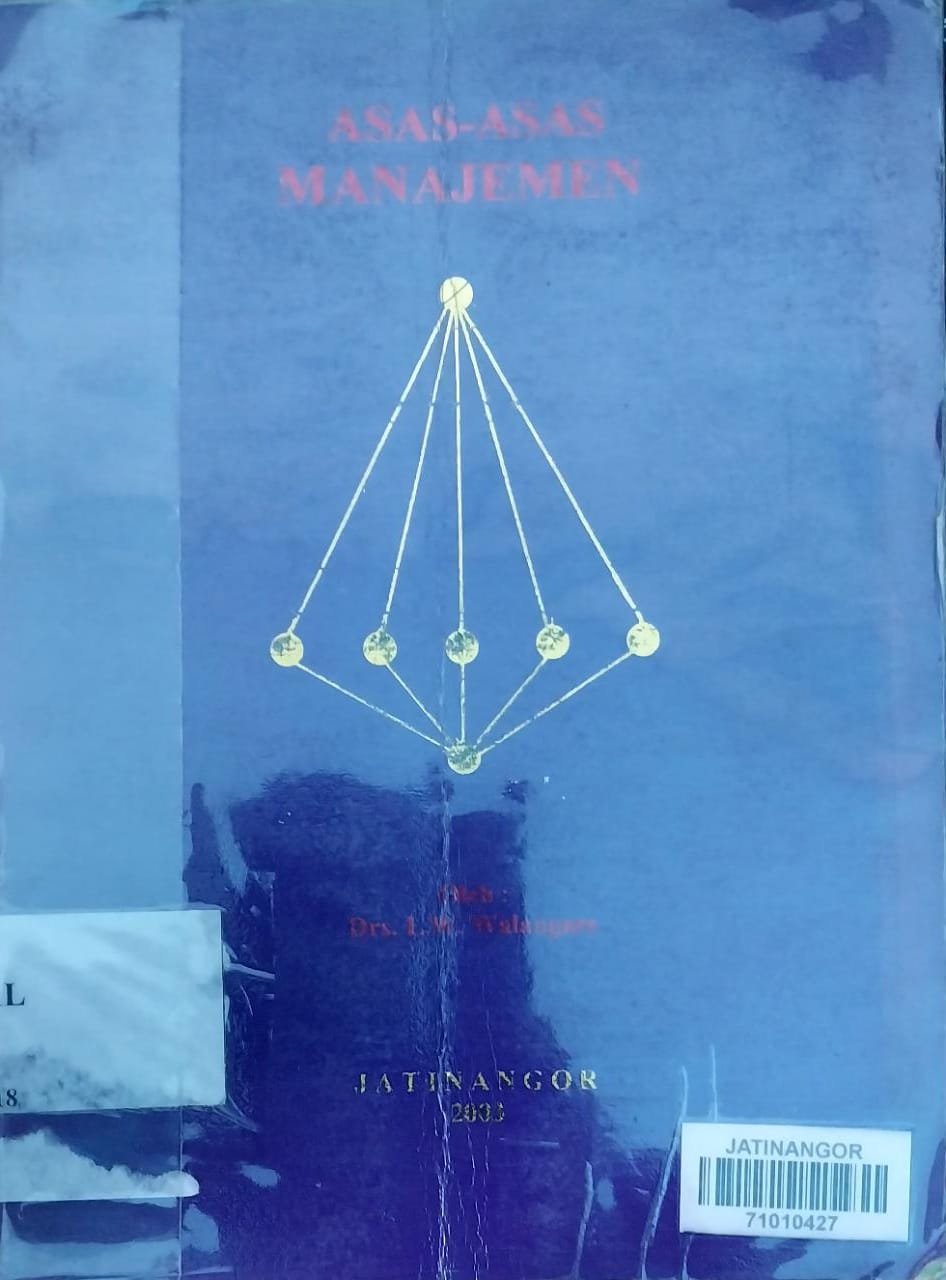Cover ASAS-ASAS MANAJEMEN / L. W. WALAMNGARE