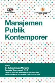 Cover MANAJEMEN PUBLIK KONTEMPORER / Dr. SUBANDO AGUS MARGONO
