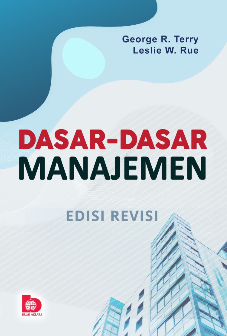 Cover DASAR-DASAR MANAJEMEN, :  - / GEORGE R. TERRY