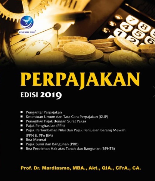 Cover PERPAJAKAN :  - / Prof. Dr. MARDIASMO, mba., Akt., QIA., CFrA., CA.
