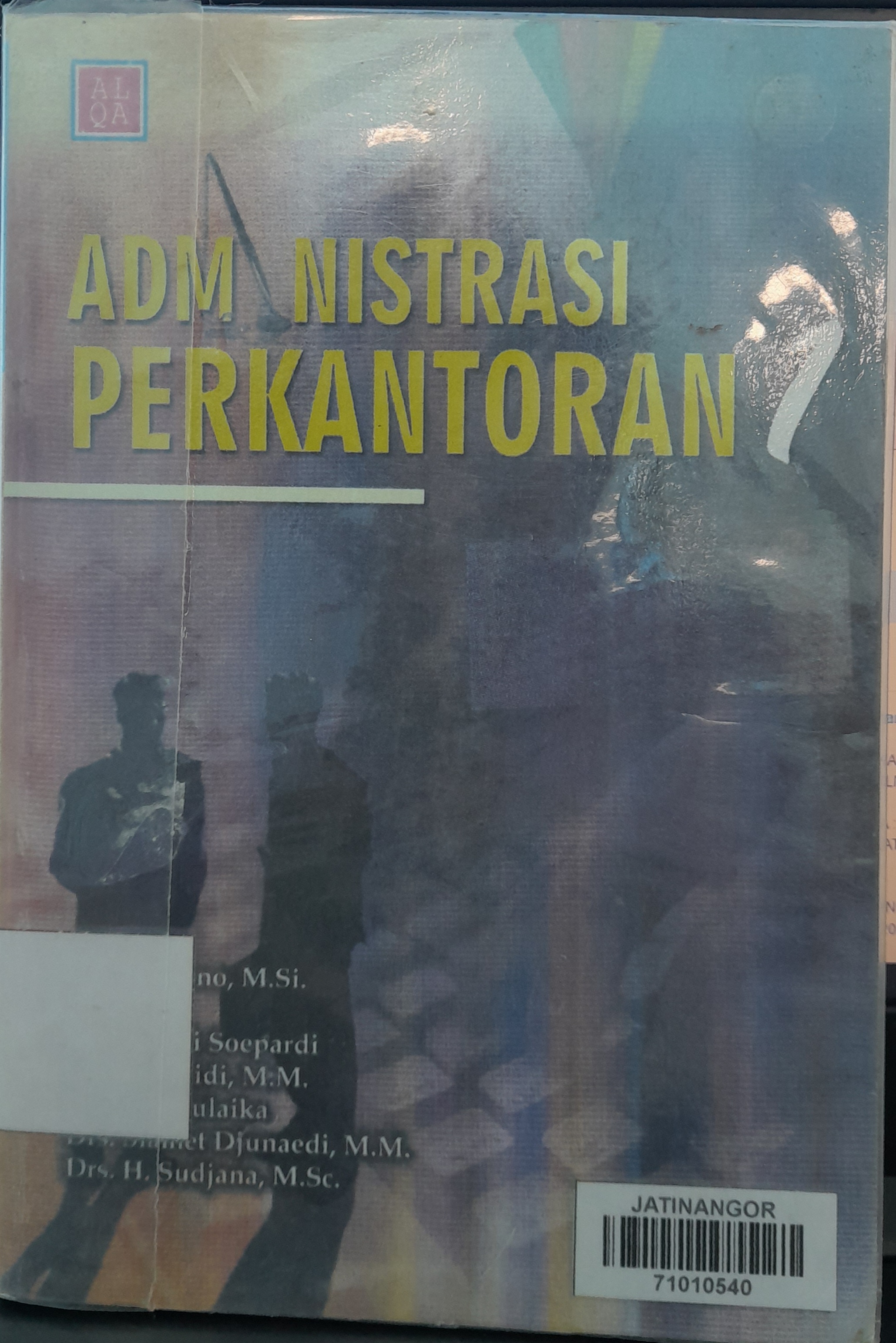 Cover ADMINISTRASI PERKANTORAN 1 / HARSONO