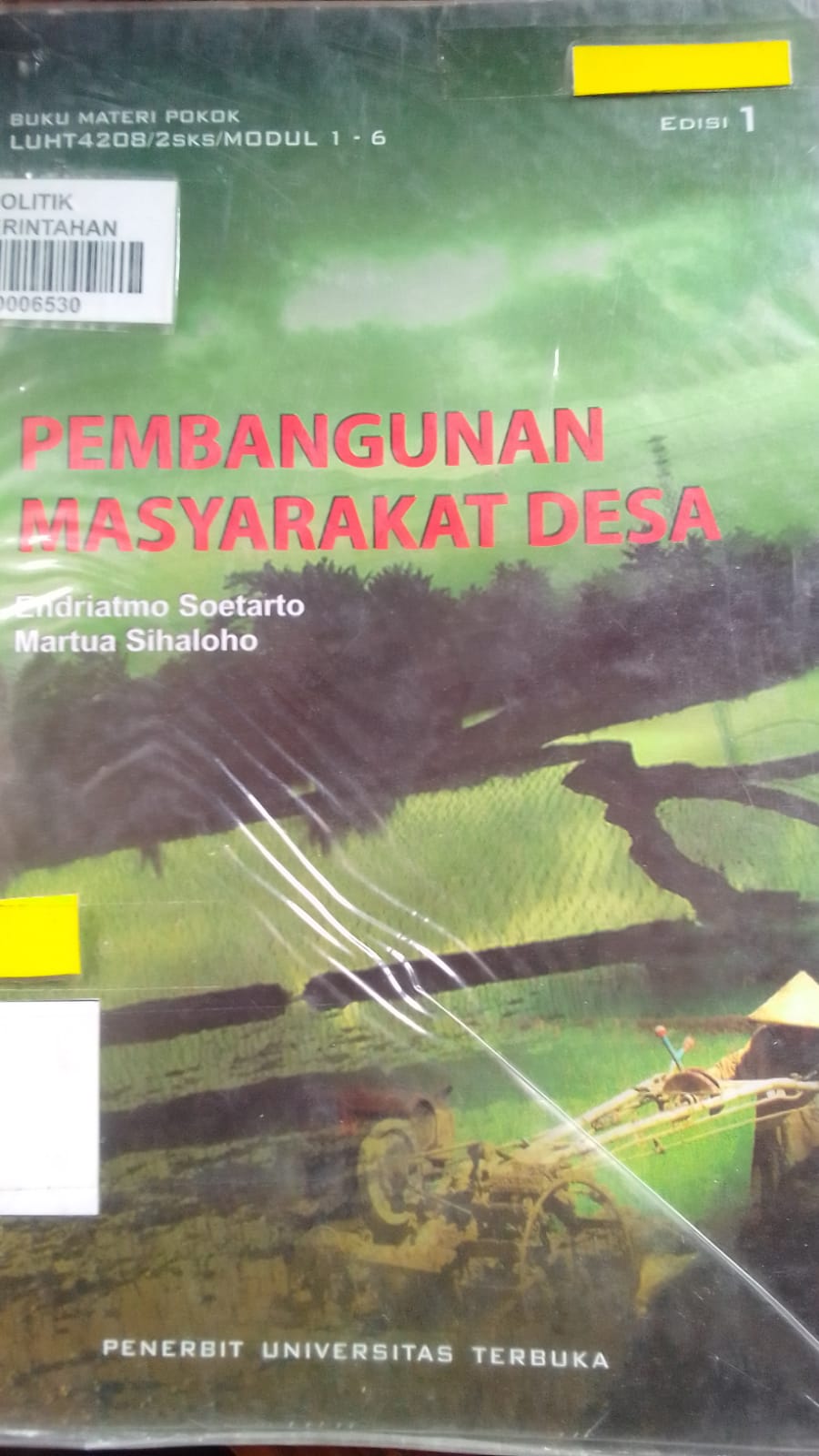 Cover PEMBANGUANAN MASYARAKAT DESA / DR. ENDRIATMO SOETARTO