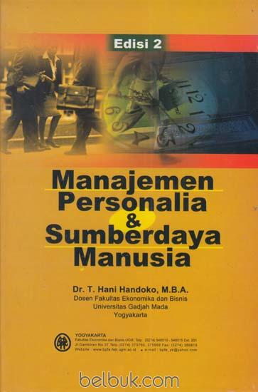 Cover MANAJEMEN PERSONALIA DAN SUMBER DAYA MANUSIA / T. HANI HANDOKO