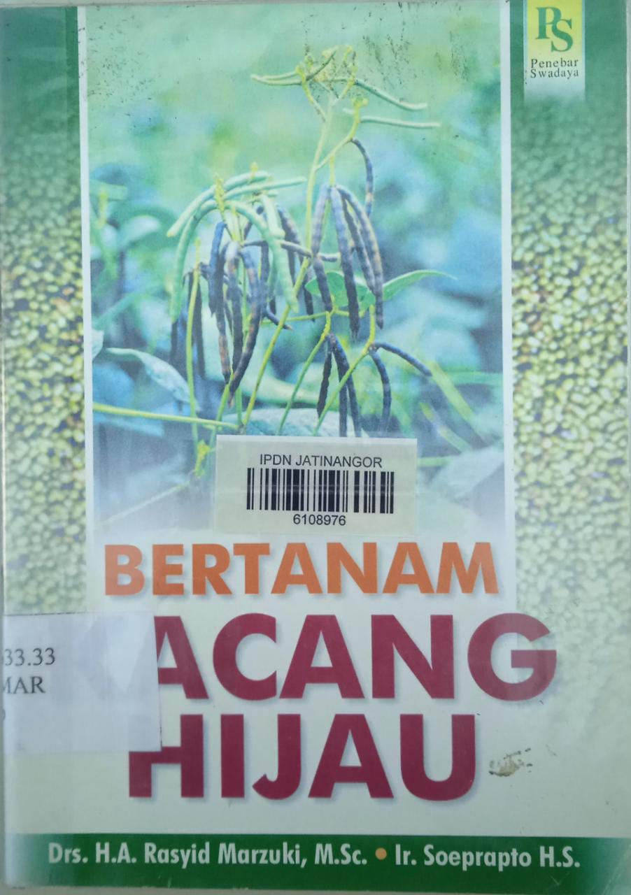 Cover BERTANAM KACANG HIJAU / Drs. H.A. RASYID MARZUKI, M.Sc.