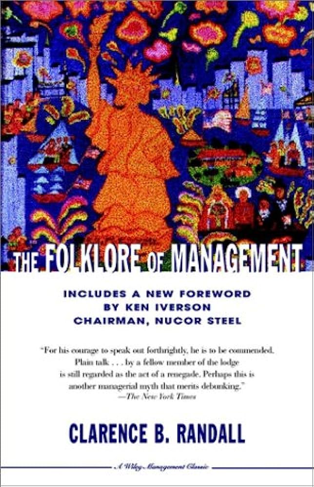 Cover THE FOKLORE OF MANAGEMENT = MITOS-MITOS MANAJEMEN / CLARENCE B. RANDALL