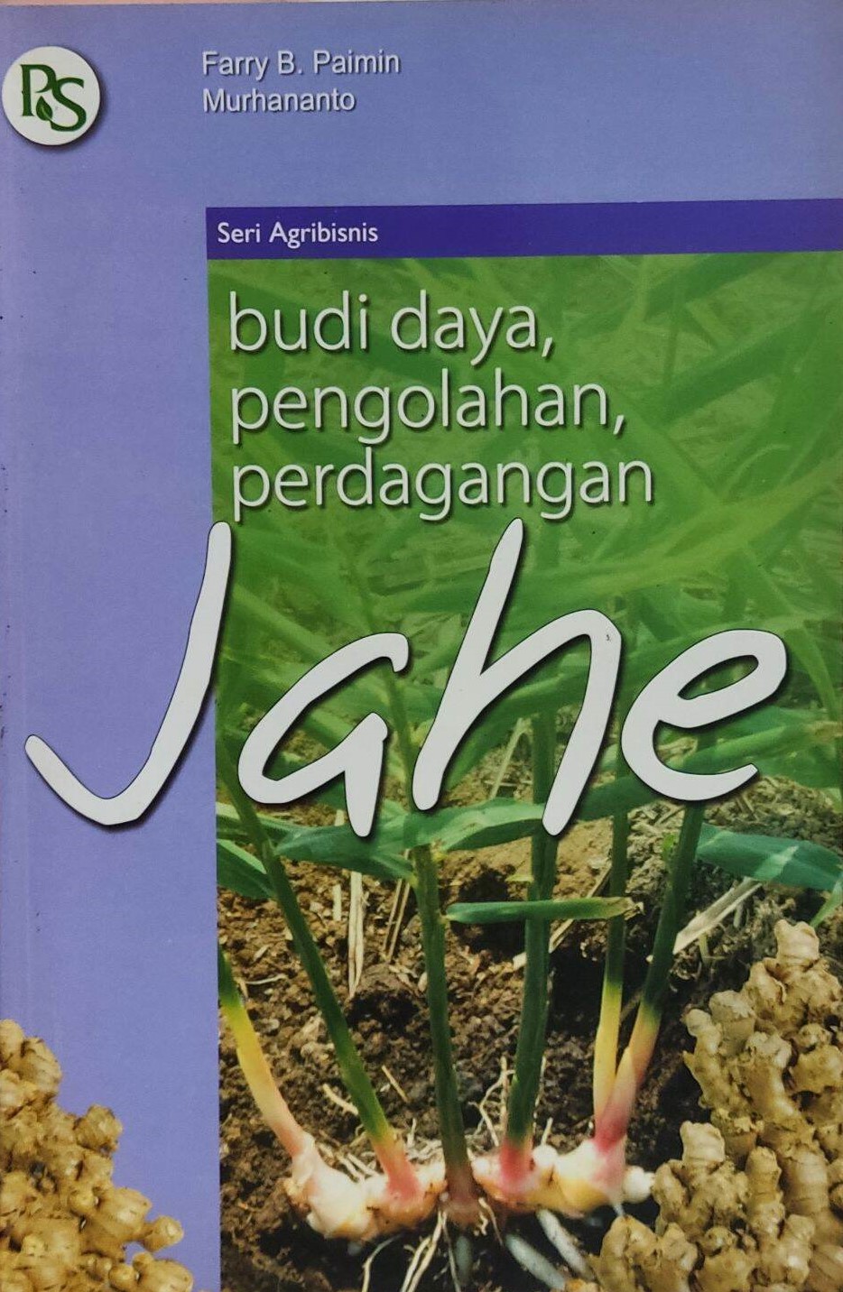 Cover BUDI DAYA, PENGOLAHAN, PERDANGAN JAHE / FARRY B. PAIMIN