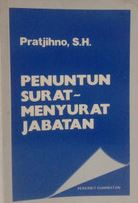 Cover PENUNTUN SURAT MENYURAT JABATAN / PRATJIHNO