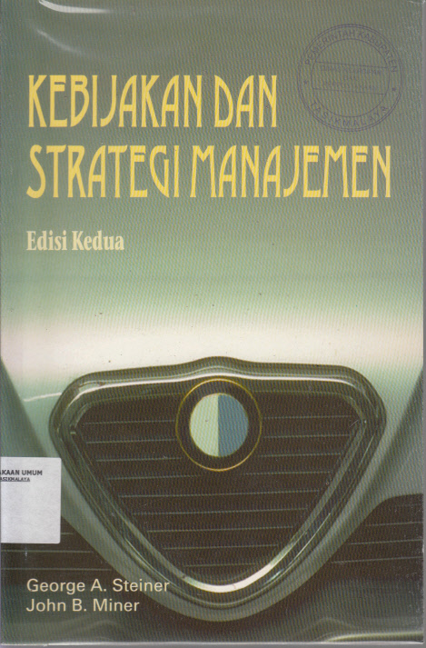 Cover KEBIAJAKN DAN STRATEGI MANAJEMEN / GEORGE A. STAINER