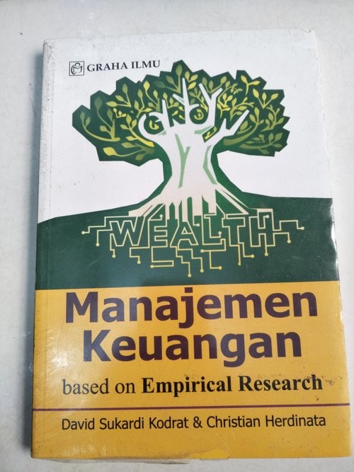 Cover MANAJEMEN KEUANGAN :  Based on Empirical Research / DAVID SUKARDI KODRAT
