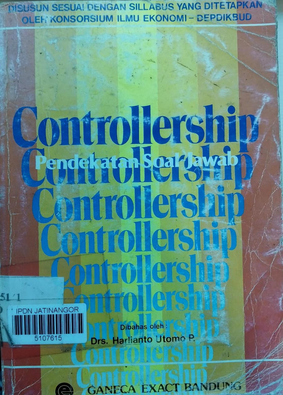 Cover CONTROLLERSHIP :  Pendekatan Soal-Jawab / HARLIANTO UTOMO P