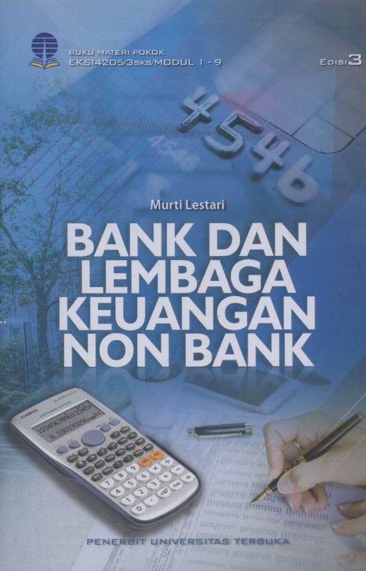 Cover BANK DAN LEMBAGA KEUANGAN NON BANK, :  - / Dr. MURTI LESTARI, M.Si