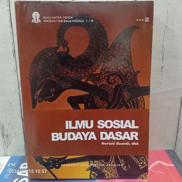 Cover ILMU SOSIAL BUDAYA DASAR :  - / Dra. HERTATI SUANDI, M.Si
