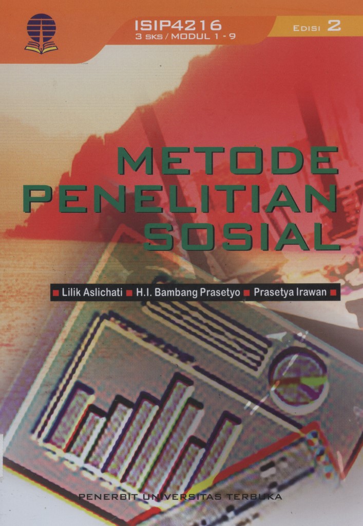 Cover METODE PENELITIAN SOSIAL :  - / Dra. LILIK ASLICHATI, M.Si