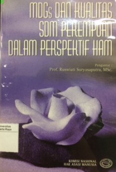 Cover MDGs DAN KUALITAS SDM PEREMPUAN DALAM PERSPEKTIF HAM :  - / Prof. Dr. RUSWIATI SURYASAPUTRA